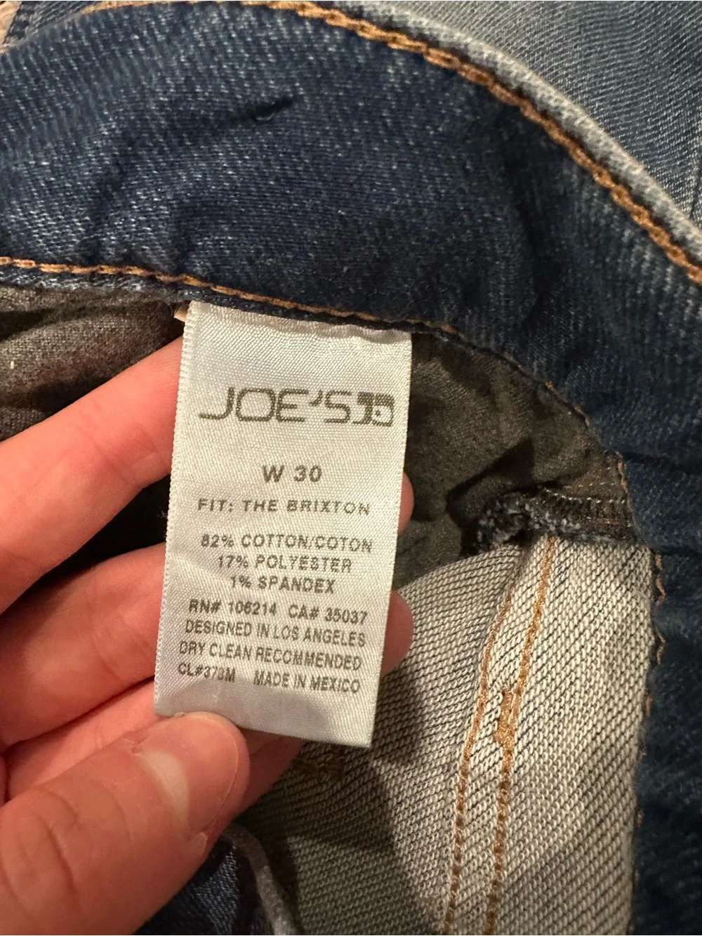 Joe’s Jeans Men's Slim Fit Blue Size 30W